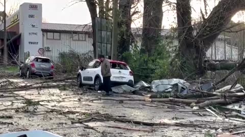 Hundreds of homes damaged by tornado in Chile, officials say