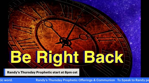 Randy's Thursday Prophetic, May 15