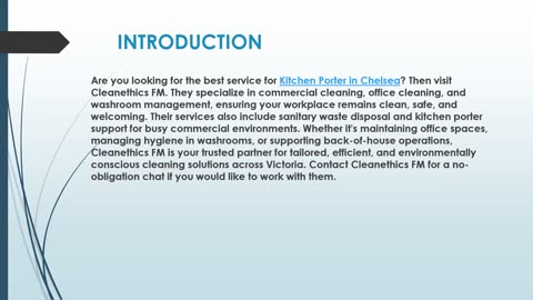 Looking for the best Kitchen Porter in Chelsea