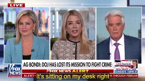 Pam Bondi - Epstein client list 'sitting on my desk right now,'