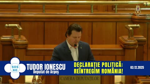 Declarație Politică: 1 Decembrie – Ziua Națională a unei Românii Mari și Demne!