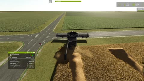 Harvesting One Field Three Harvesters