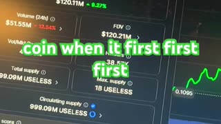 Useless coin price prediction #fyp