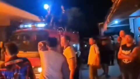 Massive fire engulfed a residential area at Kasongan Market in Katingan Regency, Indonesia