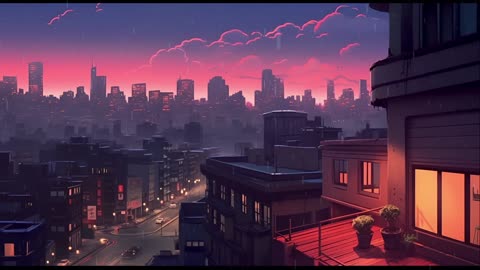 Rainy Vibes 🌨 Lo-fi Chillout Beats for City Relaxation & Focus 🌃