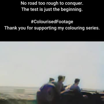 US Army Jeep Off-Road Test #ColourisedHistory