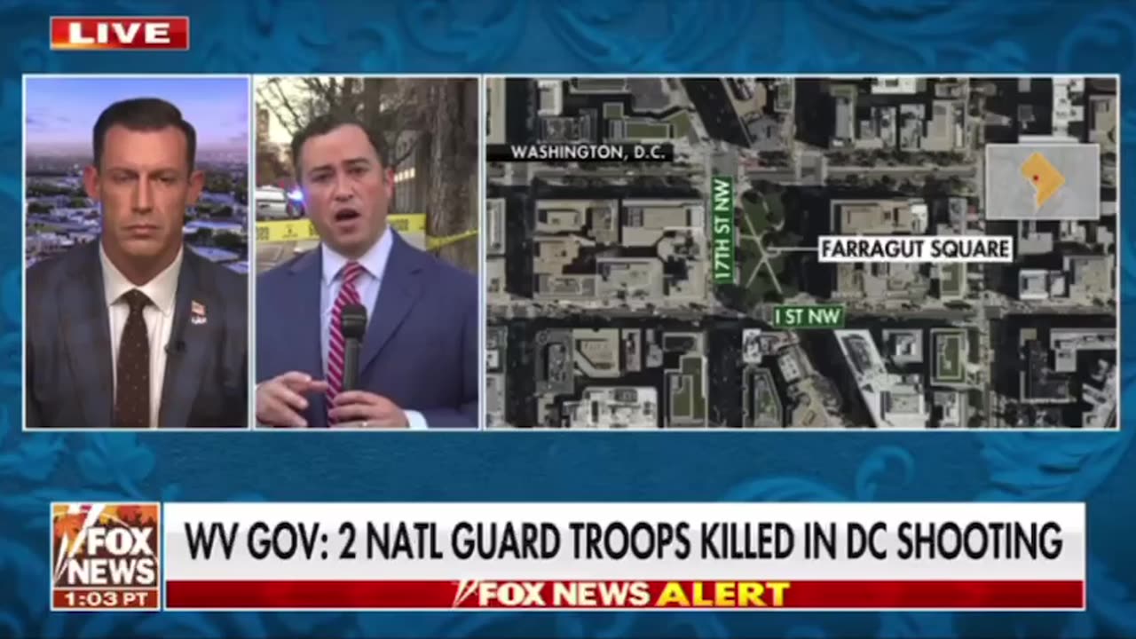 Breaking📛Two National Guard troops killed in DC shooting