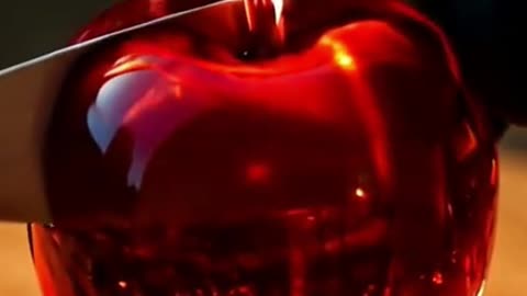 Jelly Apple Cutting ASMR🪼🍎
