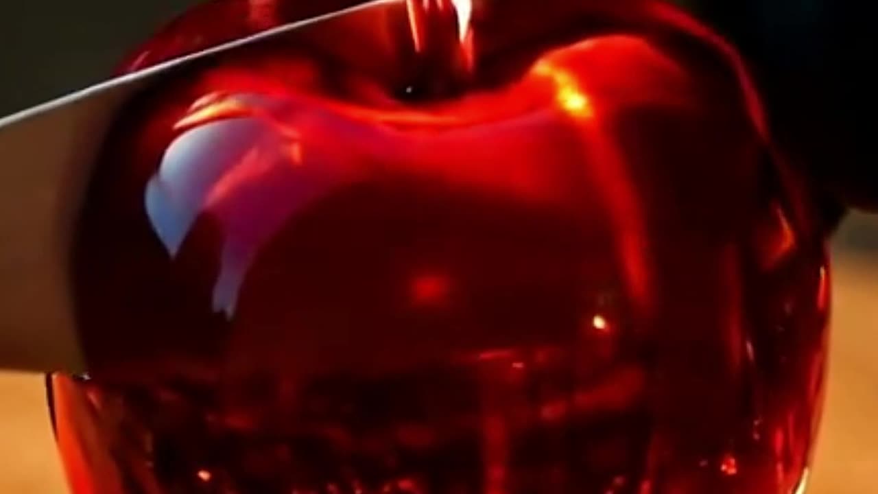 Jelly Apple Cutting ASMR🪼🍎
