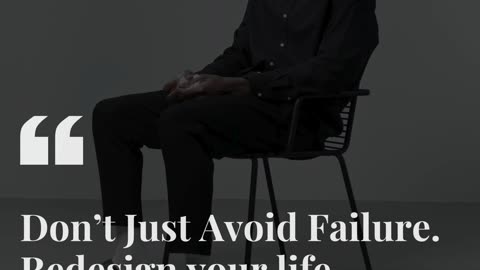 ⚠️ “Don’t just avoid failure. Redesign your life around it.” – @AlexHormozi