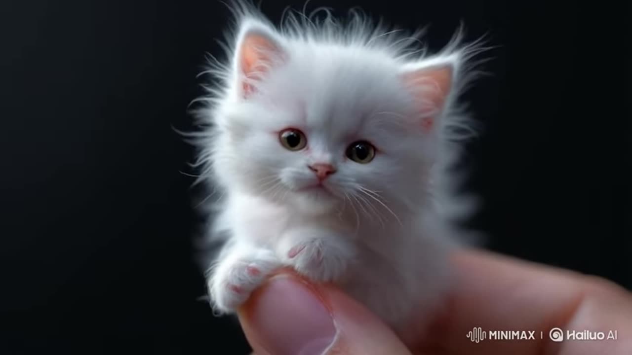 Ultra Realistic Micro-Kittens made by AI App, supeeerrrr cute!