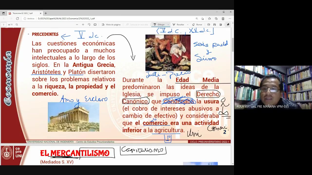 CEPRE UNI 2022 - 1 | Semana 02 | Economía