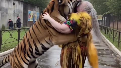 Tiger and grandma
