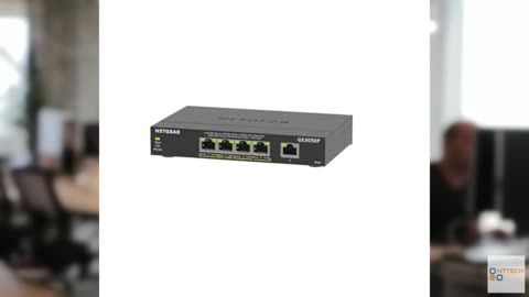 NETGEAR 5 Port PoE Gigabit Ethernet Easy Smart Managed Essentials Switch (GS305E