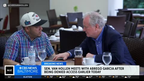 A senator from Maryland meets with a deported person