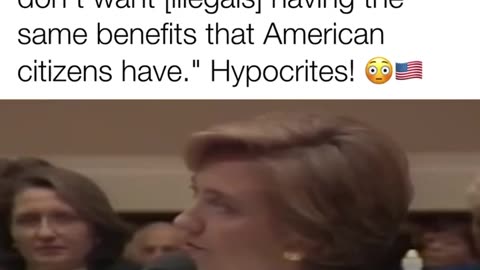 Hillary on healthcare for illegals