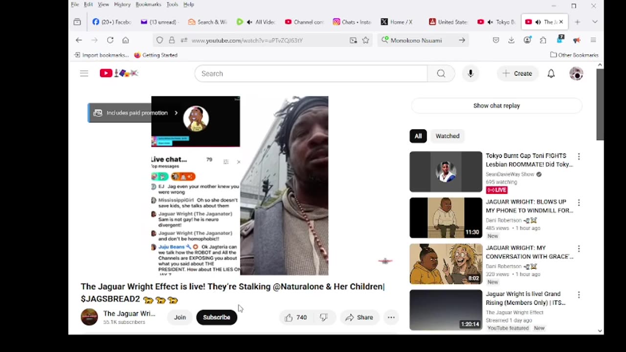 PROOF JAGUAR WRIGHT HIDEN IN BATHROOM WHEN WE CALLED THE COPS ON HER