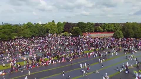 England has fallen! Birmingham, UK. 90,000 Muslims ...