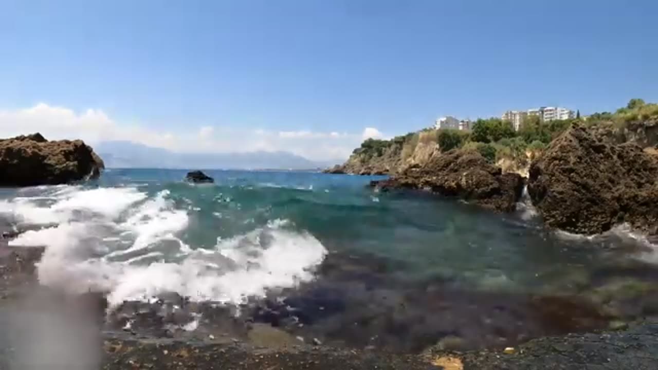 Beautiful river flowing