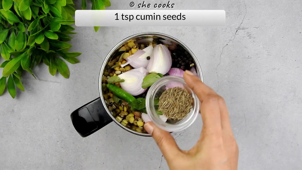 High Protein Breakfast Recipe - Mixed Dal Dosa