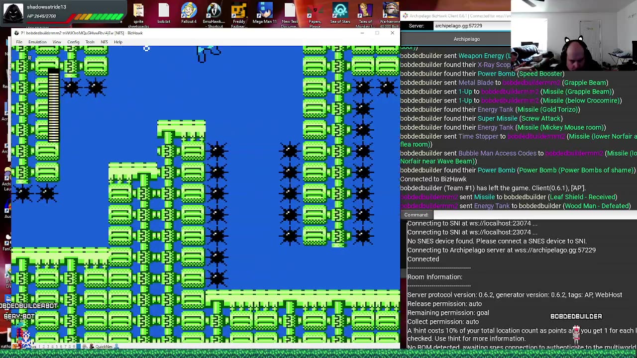 MM2 AP and Super Metroid Randos MultiWorld