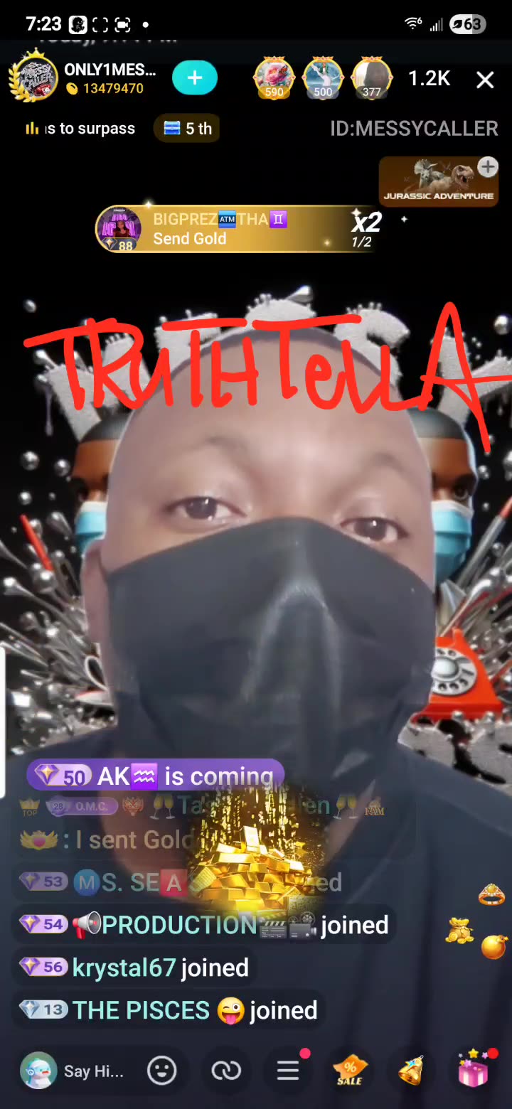 MESSY CALLER EVENING MESS IN & OUT LIKE A THIEF IN THE NIGHT