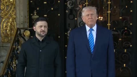 🟢 WATCH: President Trump Welcomes Zelensky To Mar-a-Lago