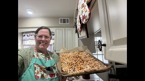 Cheddar Kissed Popcorn