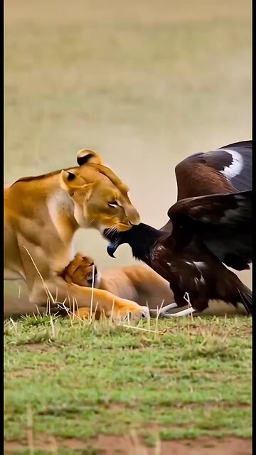 Eagle Snatches Tiger Cub 😺 | Shocking Wildlife Moment!