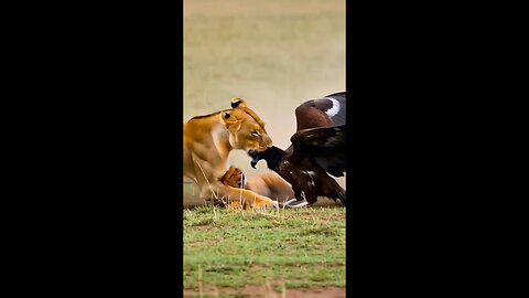 Eagle Snatches Tiger Cub 😺 | Shocking Wildlife Moment!