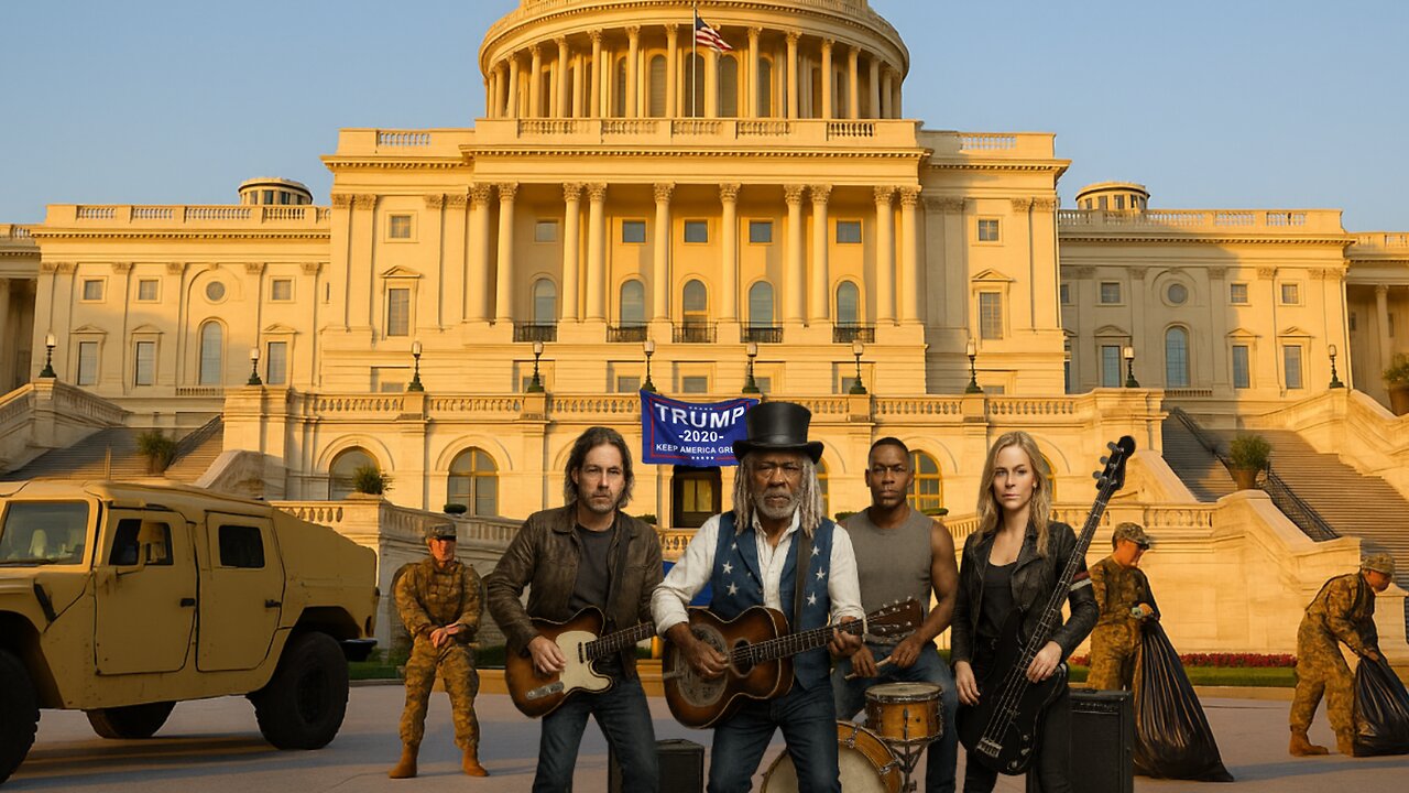 'Taking Back the Capital' Patriotic Blues Rock Rally Song - Sending National Guard to DC