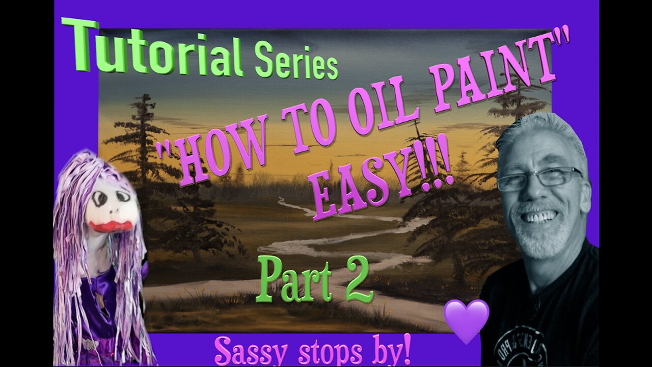 Easy Oil Painting (part 2) | Sassy stops by!