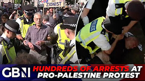 Hundreds of palestine protester arrested.
