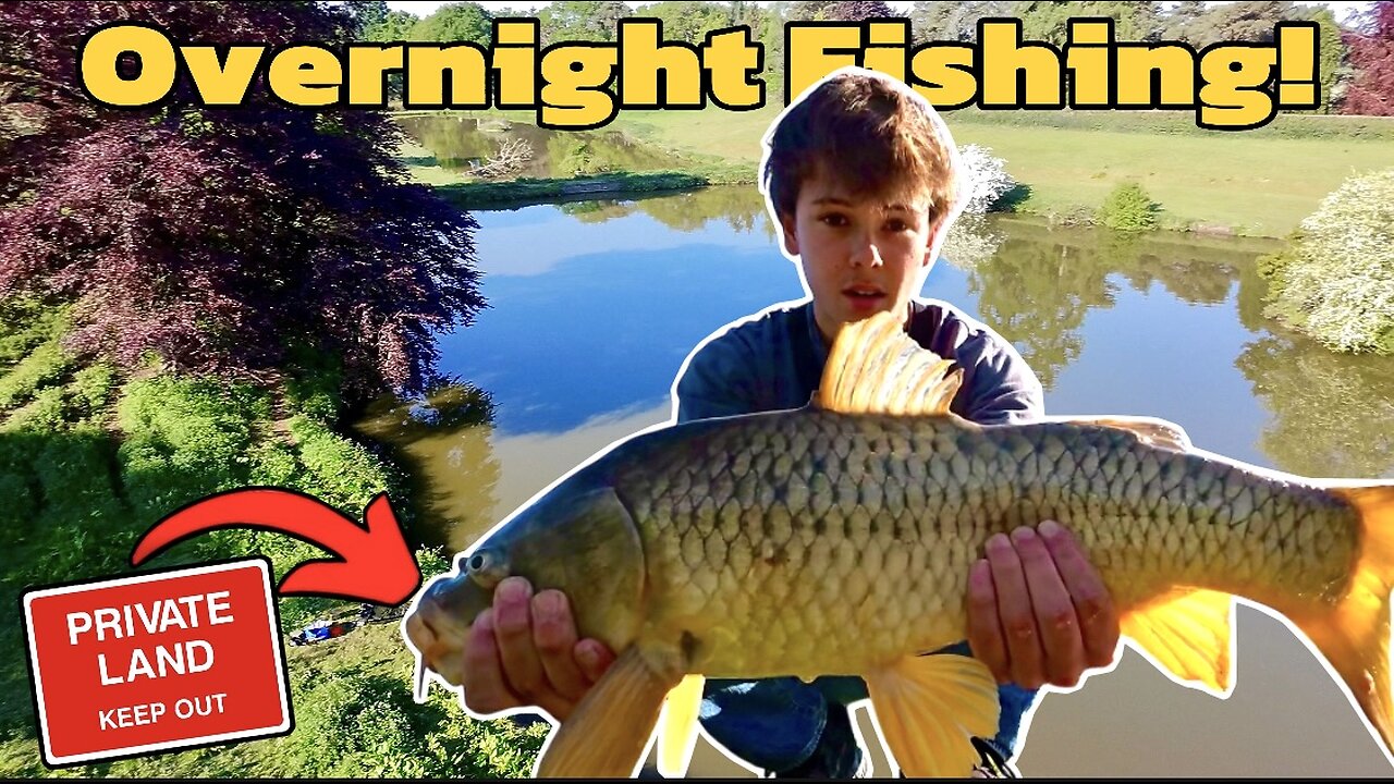 Overnight Fishing Private Carp Ponds!
