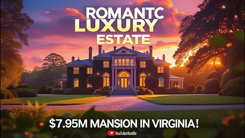 Inside This $7.95M Romantic Manor in Virginia – Pure Luxury Living! 🏰