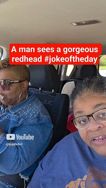 A man sees a gorgeous redhead #jokeoftheday
