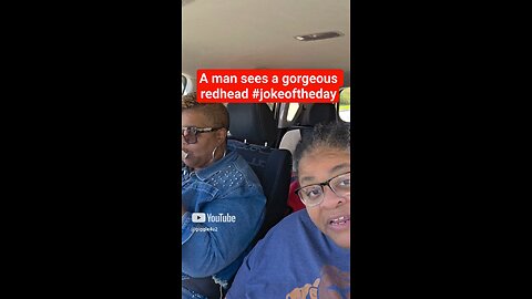 A man sees a gorgeous redhead #jokeoftheday