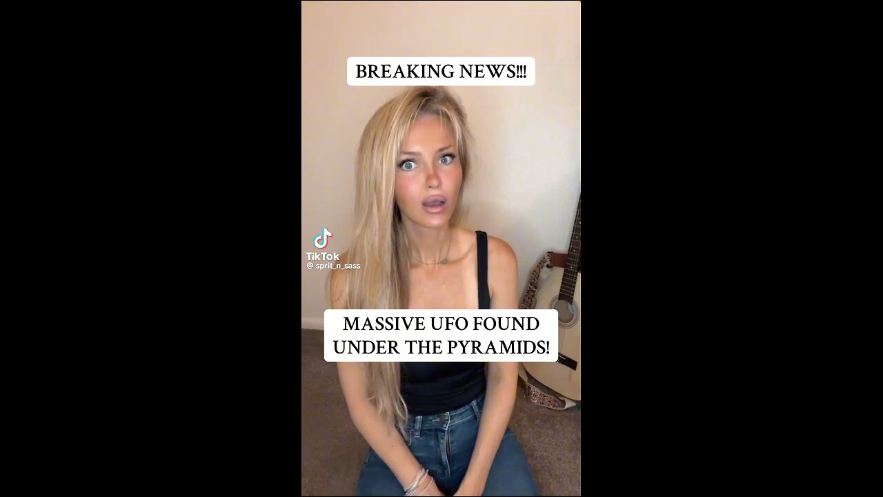 Massive UFO Found Under The Pyramids