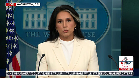 WATCH: Tulsi Gabbard Exposes Evidence that Obama Advanced Coup Against Trump’s Election - 7/23/25