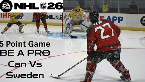 NHL 26 Be A Pro - World Juniors First Game