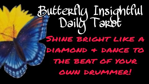 Shine bright like a diamond & dance to the beat of your own drummer! #tarotreading