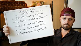 [9.24] Anti-ICE Shooting, YouTube's PR, Comey Indictment, Kimmel Headfake, Tylenol Gives People TDS