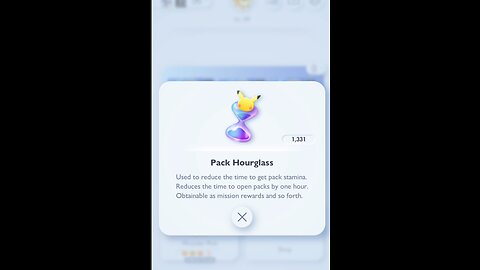 Spending 1,331 hourglasses to open 100+ packs in mega rising