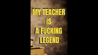 This Teacher is a Legend