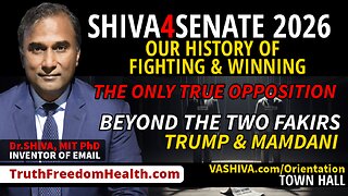 Dr.SHIVA™ LIVE: Shiva4Senate 2026: The Only True Opposition Beyond The Two Fakirs Trump & Mamdani