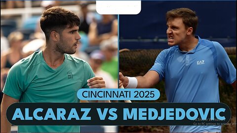 Carlos Alcaraz vs Hamad Medjedovic Match Highlights | Cincinnati 2025