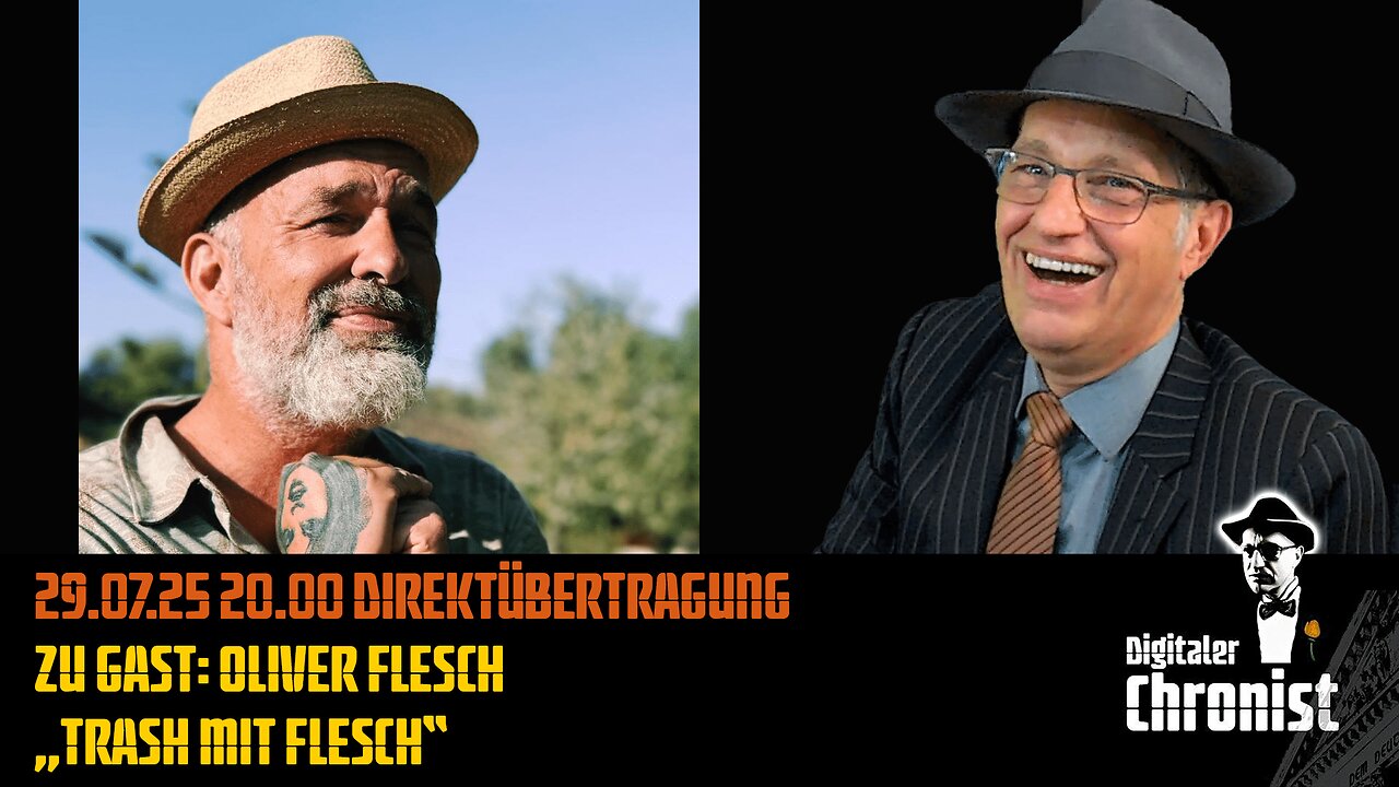 Aufzeichnung vom 29.07.25 - Zu Gast: Oliver Flesch „Trash mit Flesch“