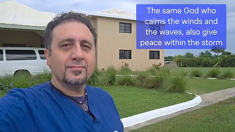 Calming the storm. Peace be still. #HurricaneMelissa