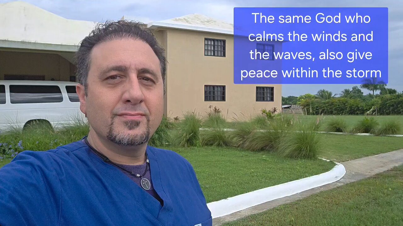 Calming the storm. Peace be still. #HurricaneMelissa