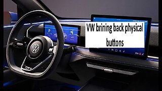 Volkswagen promise buttons and knobs are coming back